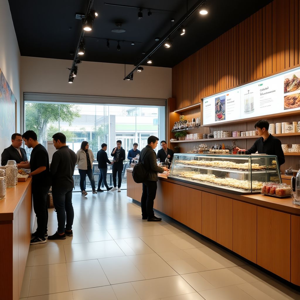 Interior de tienda YPF Full