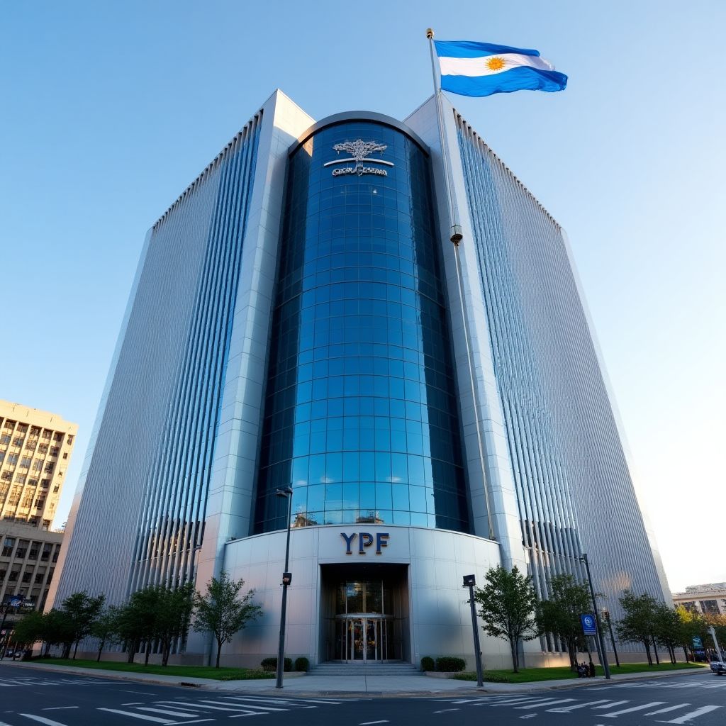 Sede central de YPF en Buenos Aires