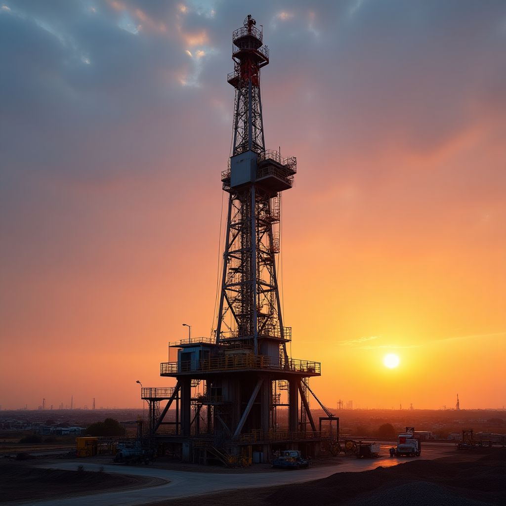 Extracción de petróleo YPF